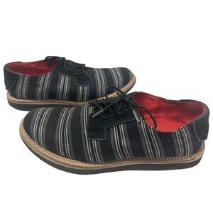 Zull Yakard Textile Derby lace-ups mens shoes in stripes Size 27 or US 10
